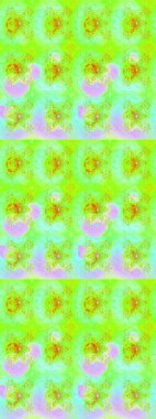 Çiçekli karalama şeklinde Raster çiçek deseni. Nazikçe, güzel çiçek arkaplanı. Yeşil ve nötr renkte çiçekler.