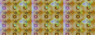 Küçük çiçekteki sevimli çiçek deseni. Robot resim. Raster illüstrasyonu.