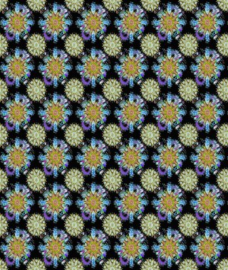 Motley illüstrasyonu. Küçük çiçekte güzel bir desen. Moda baskıları için zarif bir şablon. Kusursuz. Küçük renkli çiçekler. Çiçekli bahar çiçekleri.