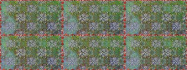 Sabıka fotoğraflarında, bebek kıyafetlerinde, duvar kâğıtlarında, paket kutularında falan kullanılabilir. Zarif, parlak ve kusursuz yeşil ve nötr çiçek desenli tasarım.