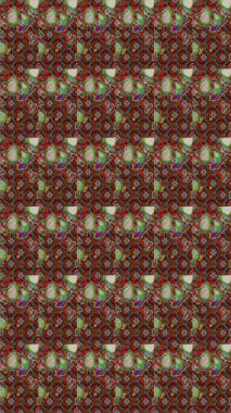 Organik elementler. Raster deseni. Suluboya etkisi. Botanik çizim deseni.