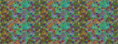 Egzotik çiçekler, yeşil ve mavi renkler üzerine botanik ve parlak klasik doğa. Klasik tropikal doğal elementlerin suluboya seti. Raster illüstrasyonu.