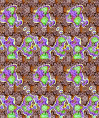 Çiçekler suluboya eskiz deseni. Raster Stili kumaş deseni.