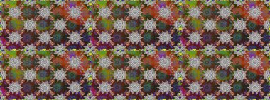 Güzel suluboya çiçekler, parlak resimler ilham verici ve gri çiçek desenli kusursuz arka plan. Raster..