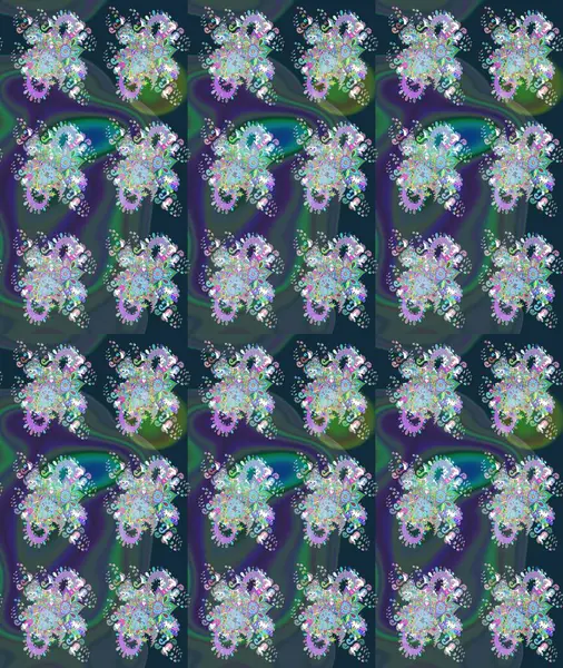 Şirin çiçek elementleri. Renkli Bahar Teması eskiz kalıbı. Raster illüstrasyonu. Taslak desenli, modaya uygun kumaş deseni. Düz Çiçek Elementleri Tasarımı.