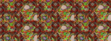 Bahar mevsimi. Raster güzel bir çiçek deseni çizmiş. Tatil havası. Nazik romantik baskı.