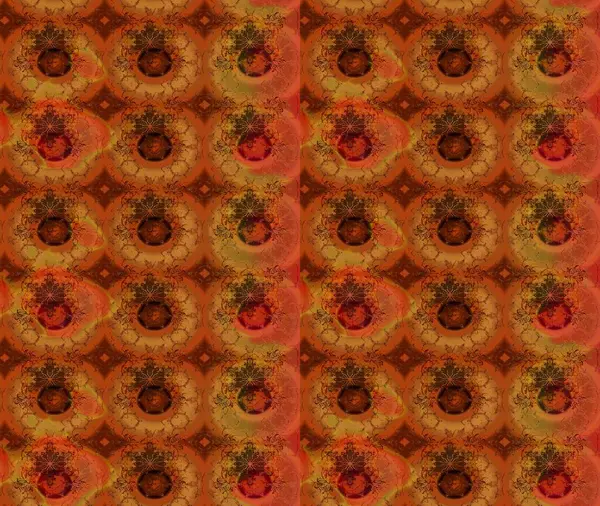 Çiçekli çizim şekli. Kahverengi renkli çiçekler. Düz Çiçek Elementleri Tasarımı. Renkli Bahar Teması çizim şablonu.