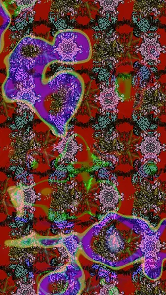 Dekorasyon ve tasarım için güzel bir desen. Çiçeğin suluboya çizimlerinin mükemmel deseni. Eski model. Moda baskısı. Suluboya çizim kalıbı. Raster illüstrasyonu.