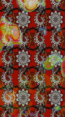 Renkli çiçekler. Renkli Bahar Teması eskiz kalıbı. Düz Çiçek Elementleri Tasarımı. Sevimli çiçek raster deseni.