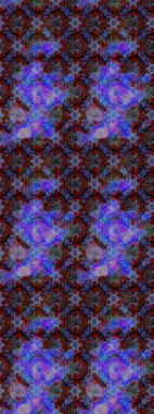 Düz Çiçek Elementleri Tasarım Raster illüstrasyonu. Renkli Bahar Teması eskiz kalıbı. Çiçek desenli eskiz. Mor, mavi ve gri renkte çiçekler.