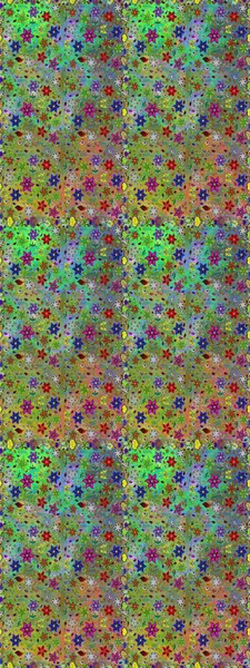 Düz Çiçek Elementleri Tasarımı. Raster illüstrasyonunda kusursuz çiçek deseni. Güzel kumaş deseni. Renkli Bahar Teması Kusursuz Arkaplan.