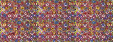 Tekstil, kumaş, kapaklar, duvar kağıtları, baskı, naylon, yapıştırma, örgü, dekupaj için çiçeksiz arkaplan. Küçük kahverengi ve kırmızı çiçeklerle oldukça kaliteli besin torbası deseni.