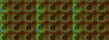 Düz Çiçek Elementleri Tasarımı. Renkli Bahar Teması eskiz kalıbı. Raster Modaya uygun kumaş deseni. Renkli şirin çiçek deseni.