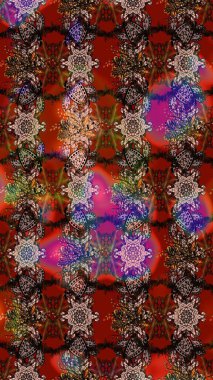 Paketleme, tekstil, duvar kâğıdı için çiçek eskizi. Klasik çiçek desenli. Yumuşak fayans. Raster 'ın taze dokusu. Yumuşak pamuk tasarımı.