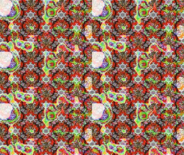 Parlak renkli çiçekleri ve gri, nötr ve kırmızı renkte yaprakları olan harika bir çiçek deseni. Moda baskıları için zarif bir şablon. Halk tarzı. Modern çiçek arkaplanı.