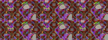 Karşılama ya da düğün geçmişi olarak kullanılabilir. Doğal kozmetik ürünleri, parfüm, çiçekçi dükkanı için bahar ihalesi tasarımı. Paket kağıdı için en iyisi. Gri ve kırmızı lale çiçekli Raster çizim deseni.