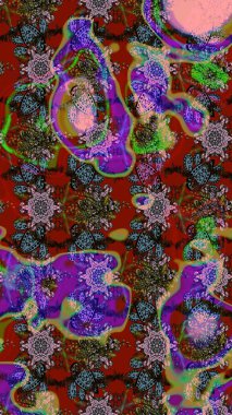 Şekil verilmiş çiçeklerle eskiz deseni. Süslü zentangle çizim dokusu, soyut çiçeklerle süslenmiş. Çiçek deseni duvar kağıdı, şablon dolguları ve web sayfası arkaplanı için kullanılabilir.