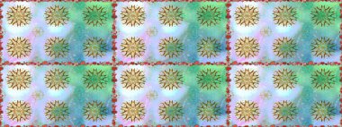 Ton halinde. Çiçeğin suluboya çizimlerinin mükemmel deseni. Dekorasyon ve tasarım için güzel bir desen. Moda baskısı. Suluboya desensiz çiçek buketi.