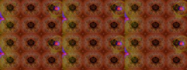 Renkli Bahar Teması eskiz kalıbı. Raster. Düz Çiçek Elementleri Tasarımı.