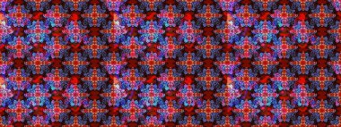 Suluboya tarzında kırmızı renkte çiçekler. Raster illüstrasyonunda çiçek deseni çizimi.