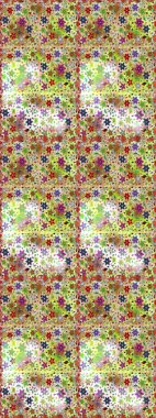 Tarafsız ve bej renkli çiçekler. Raster illüstrasyonu. Tarafsız ve bej renklerde çiçeksiz. Şatafatlı bahar bahçesi dokusu. Çiçek deseni.