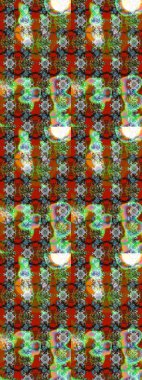 Suluboya çizim kalıbı. Raster illüstrasyonu. Moda baskısı. Çiçeğin suluboya çizimlerinin mükemmel deseni. Dekorasyon ve tasarım için güzel bir desen. Eski.