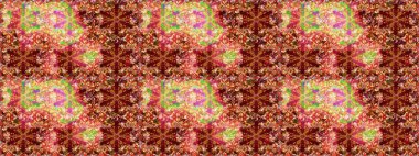 Geleneksel oryantasyon süsü. Kırmızı renklerde, altın elementlerle kusursuz desen. Klasik klasik klasik arka plan. Kusursuz klasik raster altın desenli.