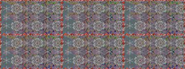 Çiçekler, suluboya ile sorunsuz çiçek desenli. Raster desen. Fantezi kumaş deseni.