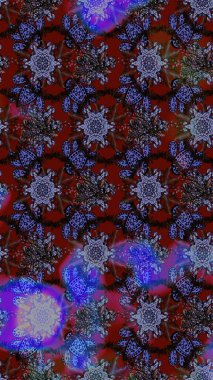 Düz Çiçek Elementleri Tasarımı. Renkli çiçekler. Sevimli çiçek raster deseni. Renkli Bahar Teması çizim şablonu.