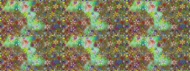 Suluboya desensiz çiçek buketi. Dekorasyon ve tasarım için güzel bir desen. Çiçeğin suluboya çizimlerinin mükemmel deseni. Moda baskısı. Ayarlanmış.