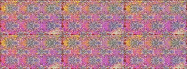 Modern gelişim, nötr ve pembe raster arka plan duvar kâğıdı illüstrasyonu, klasik çizgi çizgisi, desenli desenli çiçekler, çiçekli süsler. Çiçekli el, pürüzsüz desen..