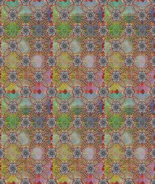 Küçük çiçekte güzel bir desen. Küçük renkli çiçekler. Motley illüstrasyonu. Çiçekli bahar çiçekleri. Moda baskıları için zarif bir şablon.