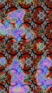 Özgürlük stili Millefleur 'lar. Tekstil, duvar kâğıdı, kapaklar, yüzey, baskı, hediye paketi, hatıra defteri, dekupaj. Taşralı şıklığı. Küçük yabani çiçeklerdeki halk modelini çiz..