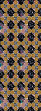 Çiçek desenli raster, siyah çizgi grafik desenli soyut raster arkaplan. Modern stil dokusu.