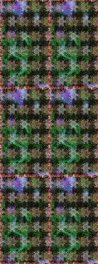 Bahar çiçekli, dikişsiz, sevimli çiçek deseni. Raster illüstrasyonu. Güzel kumaş deseni.