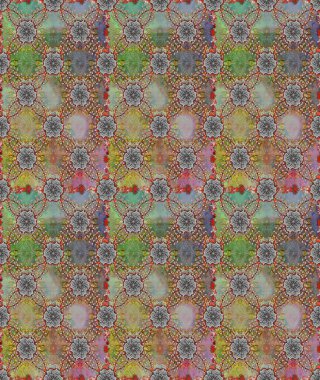 Küçük çiçekte güzel bir desen. Küçük renkli çiçekler. Motley illüstrasyonu. Çiçekli bahar çiçekleri. Moda baskıları için zarif bir şablon.