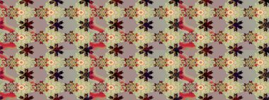 Çiçek desenli eskiz, yaz çiçekleri. Tarafsız renklerde çiçekler. Renkli Bahar Teması eskiz kalıbı. Düz Çiçek Elementleri Tasarımı.