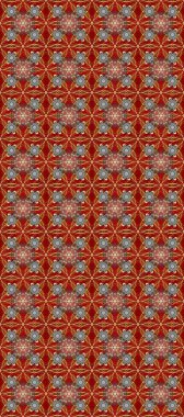 Doğulu stili, altın elementlerle kırmızı, kahverengi ve gri renklerde altın desenli arabesk yapar. Raster altın desen. Kusursuz kıvırcık saçlar..