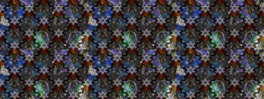 Küçük çiçekte güzel bir çiçek deseni var. Çiçekli çiçek deseni, suluboya. Raster deseni.