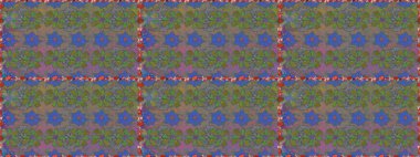 Yaprak ve çiçeklerin suluboya resimleri, gri ve kahverengi renklerde kusursuz desenler. Gri ve kahverengi renklerde bahar çiçekleri. Raster illüstrasyonu.