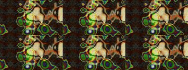 Güzel kumaş deseni. Raster suluboya deseni, narin çiçekler, çiçekler, tebrik kartı şablonu..