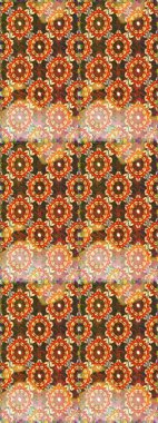 Kahverengi renklerde altın desenler ve altın elementler. Geleneksel oryantasyon süsü. Kusursuz klasik raster altın desenli. Klasik vintage arkaplan.