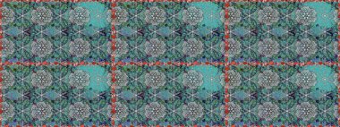 Sorunsuz çiçek deseni kaydırma kağıt, davet, el ilanı, afiş veya Web sitesi Web sitesi arka plan duvar kağıdı için kullanılabilir. Elle çizilmiş Raster resim. Parlak unsurları.