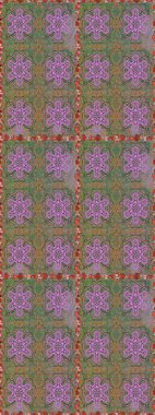 Raster illüstrasyonu. Anti-stres için soyut örnek sayfası. Yeşil ve gri renklerde.