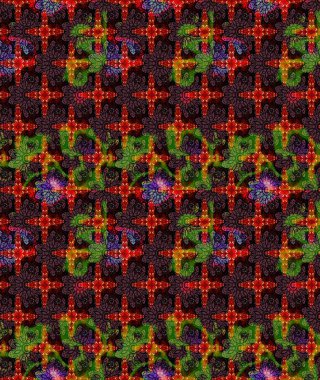 Hediye ambalaj kağıdı, tebrik kartları, posterler ve pankart tasarımı. Kahverengi renkli çiçekler. Raster düz çiçek çizim deseni.