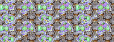 Tekstil veya kitap kapakları, imalat, duvar kağıtları, baskı, hediye paketi ve yapıştırma kitabı için çiçek eskizi geçmişi. Raster illüstrasyonu. Küçük ölçekli çiçeklerdeki basit sevimli desen.