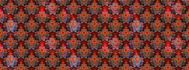 Raster deseni. Çiçekli çiçek deseni, suluboya. Süslü kumaş deseni.