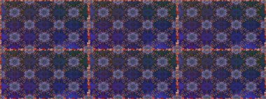 Karalama çiçekleri kusursuz desen. Sanat ilham verici ve mavi tarzı çiçekler ve arkasında izler bırakıyor. Mor ve mavi el çizimi desen. Raster deseni.