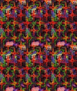 Küçük çiçekte güzel bir desen. Çiçekli yaz çiçekleri. Küçük renkli çiçekler. Robot resim. Moda baskıları için zarif bir şablon. Motley illüstrasyonu.