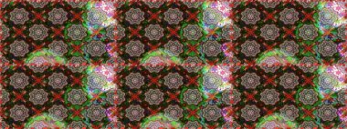 Çiçekli bahar çiçekleri. Küçük çiçekte güzel bir desen. Kusursuz. Küçük renkli çiçekler. Motley illüstrasyonu. Moda baskıları için zarif bir şablon.